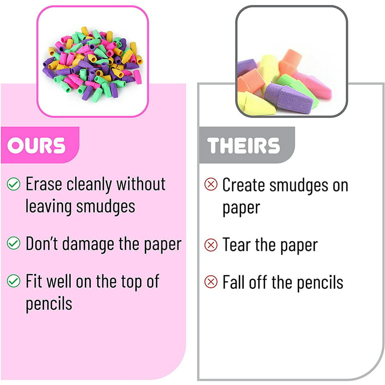 Pencil Erasers Toppers Erasers For Pencils Pencil Top - Temu