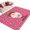 Pink, variant on Merry Christmas Washable Area Rug 5 x 8 ft Santa Claus Portrait Pink Speckled Background Soft Non‑Slip Rugs Stain Repellent Indoor Mats for Spacious Family Room, Long Dining‑Table, Sunroom