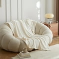 thumbnail image 5 of Simple&Opulence Cream Throw Blanket for Couch-Super Soft Fluffy Blankets for Women 50x70 Inches Cozy Lightweight Flannel Fleece Blanket for Home Decor（Brick Pattern, 5 of 6