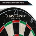 Javelin Joust 18" Dartboard Set with Brazilian Sisal and 6 Steel Tipped
