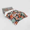 thumbnail image 2 of Ambesonne Vintage Bedding Set 4 Pcs, Funk Lava Flowers Forms, Queen, Pale Pink Orange, 2 of 2
