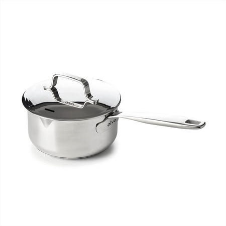 

ZZHYYDS Maestro Sauce Pan with Lid 6.3 Stainless Steel Pan for Sauce Oven Safe Saucepan for Cooking Small Soup Pot with Lid Induction Compatible Cookware Dishwasher Safe Small P