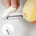 thumbnail image 6 of Tswift Vegetable Peeler, 90 Rotatable Peeler Peel, Apple Peelers for kitchen, Fruit, Carrot, Veggie, Potatoes Peeler, Plastic Peelers, with Ergonomic Non-Slip Handle & Sharp Blade, Good Sturdy, 6 of 9