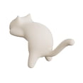 thumbnail image 3 of Gancho de gato para colgar bolsos en el borde del escritorio, divertido adorno de escritorio con dibujos animados, autoadhesivo Blanco, 3 of 9