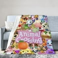 thumbnail image 2 of Animal Crossing Blanket Fuzzy Plush Bed Blanket Cozy Fluffy Air Condition Quilt For Adults Kids, 2 of 6