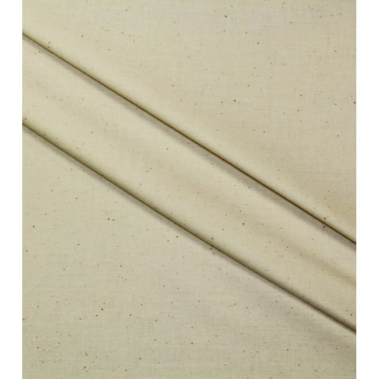 Hanes Fabrics Cotton Muslin 36/38X15yd D/R-Unbleached/Natural