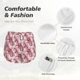 thumbnail image 6 of Lsque Orchids Flowers Printed Women's Running Shorts with Liner Pockets,Elastic Quick Dry Workout Athletic Gym Yoga Shorts,Womens High Waist Shorts-, 6 of 9