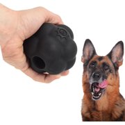 Ultra Durable Tumbler Treat Ball - Lifetime Replacement Guarantee - Aggressive Chewer Approved - Made in USA - Medium/Large Dogs - Safe & Non-Toxic Natural Rubber - Monster K9 Dog Toys