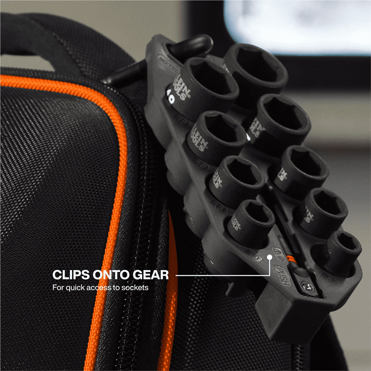 Klein Tools Grab-And-Go Impact Socket Set, Metric, 10-Piece