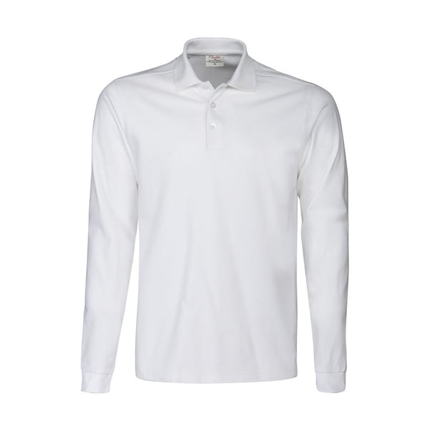 Printer - Polo Surf RSX de Manga Larga para Hombre (Blanco)
