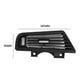 thumbnail image 3 of Salida de Ventilación de Aire Ventilación de aire de CA del salpicadero de la parrilla de la consola cromada para BMW F10 F18 5 Series 11-17 RHD Likrtyny  Accesorios para autos y motos, 3 of 5