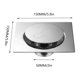 thumbnail image 4 of El recogedor de pelo cuadrado de acero inoxidable drena los accesorios de baño sellados contra el olor, 4 of 8