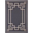 thumbnail image 1 of Oriental Area Rug - 2 ft. x 3 ft., Charcoal Gray, Waterproof Floor Rug with UV Protected Surface for Patio, Garden, Backyards, 1 of 8