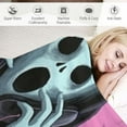 thumbnail image 3 of COMIO  No You Hang Up Pink Ghost Scary Face Blanket Pink Flannel Blanket Horror Halloween Valentine's Day Gifts for Bedroom Bed Living Room Sofa Couch, 3 of 6