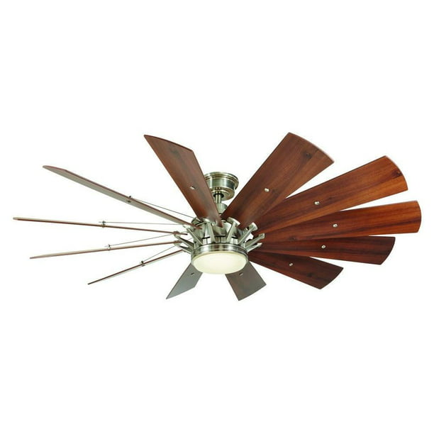 Home Decorators Collection Trudeau 60 In Led Brushed Nickel Ceiling Fan Com - Home Decorators Collection Trudeau Ceiling Fans