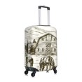 thumbnail image 6 of Salouo Horses Grazing On Meadow Pattern Travel Dust-proof Suitcase Cover, Softside Suitcase Protector Luggage Cover Protector for 18-32inch ,Not Included Suitcase, 6 of 8