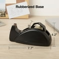 thumbnail image 4 of Staples Heavy-Duty Desktop Tape Dispenser Black 1" and 3" Core 1671310, 4 of 6