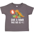 thumbnail image 3 of Inktastic 4th Birthday Party Dinosaur Boys Toddler T-Shirt, 3 of 5
