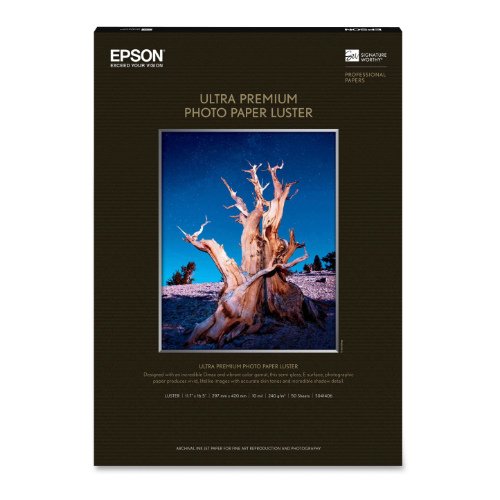 Epson Ultra Premium Luster Photo Paper (50 Sheets)
