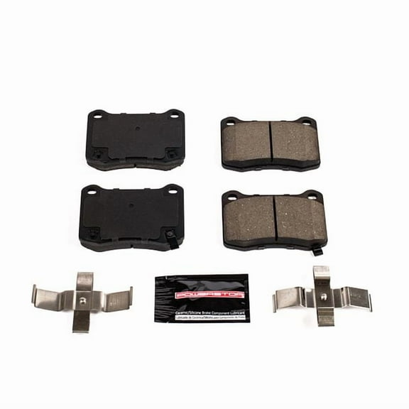 Power Stop Rear Z23 Evolution Carbon-Fiber Ceramic Brake Pads Z23-1366