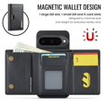 thumbnail image 2 of DG.MING Wallet Case for Google Pixel 10 / 10 Pro 6.3inch,Detachable Magnetic Wallet Phone Case with RFID Blocking, Card Slot,Holder, Leather Phone Case for Men Women,Black, 2 of 9