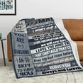 thumbnail image 2 of Gifts for Husband Boyfriend Blanket 60’’x50’’, Boyfriend Husband Birthday Gifts, I Love You Gifts for Him, to My Husband Gift, Anniversary Christmas Wedding Romantic Valentines Gift for Husband, 2 of 5