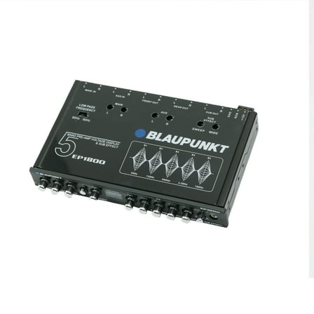 BLAUPUNKT EP1800 Car Audio 5 Band Equalizer With Voltage Display Sub Effect
