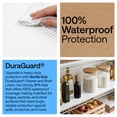 thumbnail image 4 of GORILLA GRIP Shelf Liner, DuraGuard Ribbed Waterproof Drawer, Cabinet Protection, 12x10, White, 4 of 10