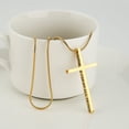 thumbnail image 6 of HZMAN Philippians 4:13 Cross Pendant Strength Bible Verse Stainless Steel Necklace, 6 of 6
