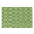 thumbnail image 1 of Abstract Cutting Board, Polka Dots and Checkered Pattern Textured Patchwork Simplistic Art, Decorative Tempered Glass Cutting and Serving Board, Small Size, Lime and Pale Green, by Ambesonne, 1 of 1