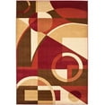 thumbnail image 2 of Contemporary Rug - Porcello -Red/Multi-Color:Red/Multi,Design:Contemporary,Shape:Round,Size:7'L x 7' W, 2 of 2
