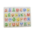thumbnail image 4 of Rompecabezas de aprendizaje de letras Hugo juguetes del alfabeto bloques de letras tablero de madera para niños pequeños regalo de Navidad Letra mayúscula, 4 of 9