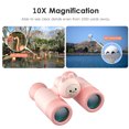 thumbnail image 4 of Telescopio Portátil para Niños KKmoon, Modelo K13 en Rosa, 10×28 Ajustable, Ideal para Aventuras al Aire Libre, Comparte con Amigos o Familia, Diseño Desmontable y Compacto., 4 of 6