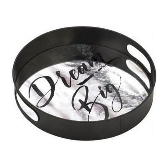 Nikki Chu 5001095 Positano Dream Big Mirror Tray, Blue