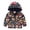 Brown, variant on Toddler Waterproof Jacket Toddler Baby Windproof Coat Hooded Cute Print Zipper Toddler Boys Spring Jacket Coat Brown,2-3 Years
