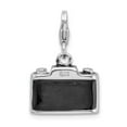 thumbnail image 3 of Amore LaVita� Sterling Silver 3-D Enameled Crystal Camera w/Lobster Clasp Bracelet Charm, 3 of 5
