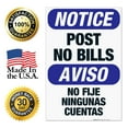 thumbnail image 7 of Post No Bills Bilingual Sign, OSHA Notice Sign, 24x36 Corrugated Plastic, 7 of 7