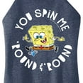 thumbnail image 3 of SpongeBob SquarePants - You Spin Me Round And Round - Juniors High Neck Tank Top, 3 of 6