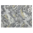 thumbnail image 2 of Addison Rugs Chantille Indoor/Outdoor Transitional Abstract Gray Washable Rectangle Rug, 1'8" x 2'6", 2 of 6