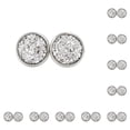 thumbnail image 3 of Pendientes Gotas Jumpingount Joyas Anti Sensibilidad Incrustaciones de diamantes de imitación Rosa Verde, 3 of 6