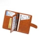 thumbnail image 4 of Cartera corta de cuero suave a juego con RFID, con cepillo antirrobo, moderna y multifuncional, para pasaporte de viaje, 4 of 5