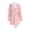 506_Pink, variant on Long Sleeve Cotton Robes for Women Fluffy Women's Nightgowns & Sleepshirts Oversize Length Women's Sleepwear House Womens Robe Army Green