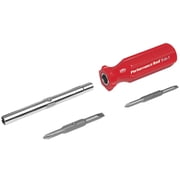 Performance Tool W975 6-in-1 Quick Change Screwdriver With Hex Torque Handle, Chrome Vanadium Steel