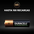 thumbnail image 3 of Pila Recargable AA Duracell 2500mAh Pack 12 Baterías 1.2V, 3 of 5