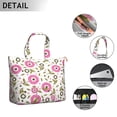 thumbnail image 3 of Flower Women's Large Weekend Travel Bag Moving Canvas Handbag Thick Double Layer Beach Weekend Travel Unisex Hospital Maternity Delivery with Toiletry Waterproof, 3 of 5