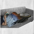 thumbnail image 6 of Fall Soft Flannel Fleece Throw Blanket, Highway Through the Countryside American Landscape Snowy Mountains Foliage Travel, Cozy Plush for Indoor and Outdoor Use, 50" x 70", Multicolor, by Ambesonne, 6 of 6