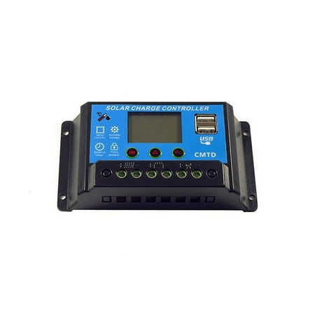 ALEKO SC402 Solar Charge Controller, 20A, 2 USB Ports, Display, 12V/24V