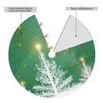 thumbnail image 2 of Picia Christmas Green Print Christmas Tree Skirt , Christmas Tree Skirt Ornaments for Merry Christmas Holiday Party Decorations Indoor Outdoor-48", 2 of 7