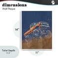 thumbnail image 3 of My Jam Monster Truck Wall Plaque Art, design by Kim Allen, 3 of 8