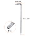 thumbnail image 2 of Llave de Torx en forma de L Uxcell de 4 piezas, llave de estrella T20 de 4.02" de brazo largo, herramienta de reparación de acero al carbono, 2 of 7